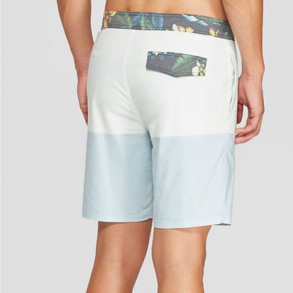 NWT Goodfellow & Co Jones Board Short Color Block Mint/Gray size 40, 8.5" inseam - Picture 5 of 14